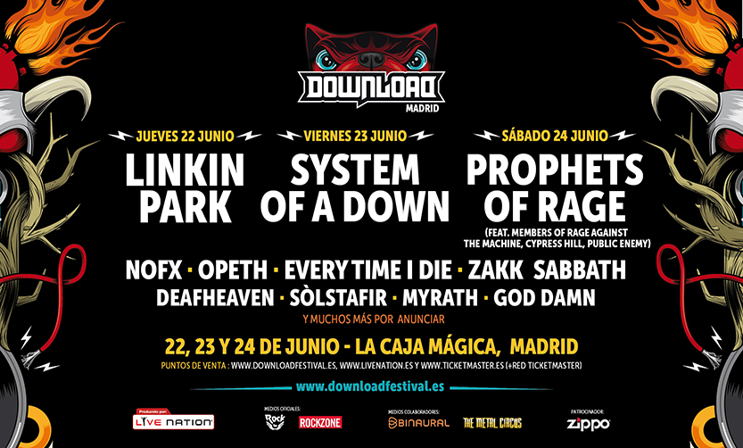 DOWNLOAD añade un día más y confirma bandas